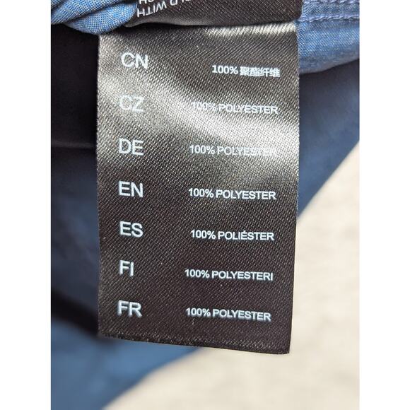 NEW KUHL Men's XL Stealth Short Sleeve Shirt Midnight Blue Snap Front Outdoors - Picture 4 of 8